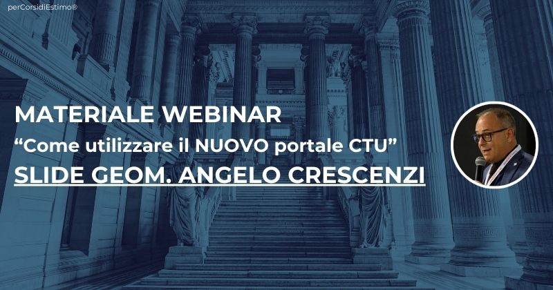 PerCorsi Di Estimo - Slide Geom. Angelo Crescenzi - Webinar: Come ...